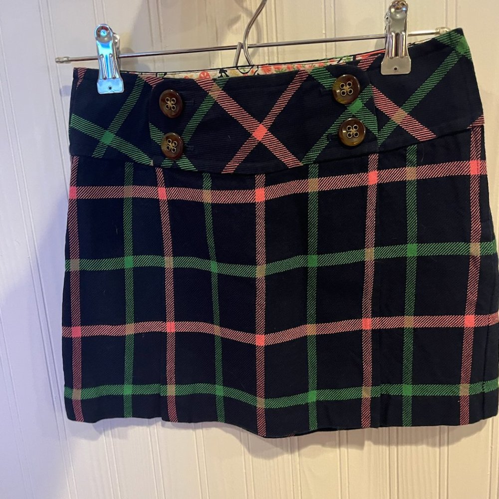 Vineyard Vines Girls Plaid Skirt